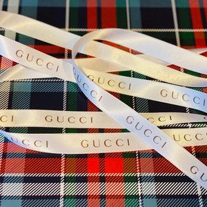 Gucci logo ribbon  3 Yards